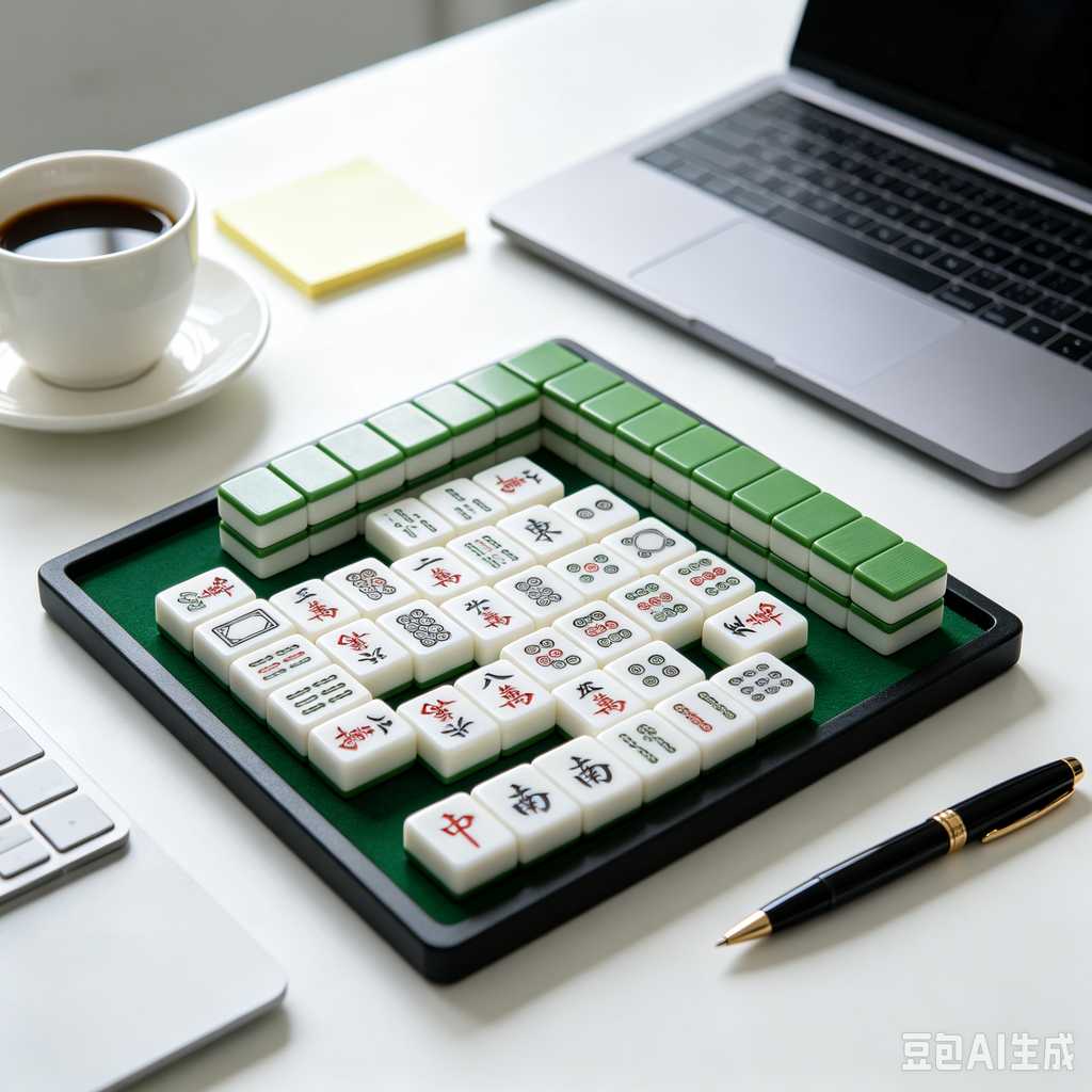 unique color mahjong tiles design