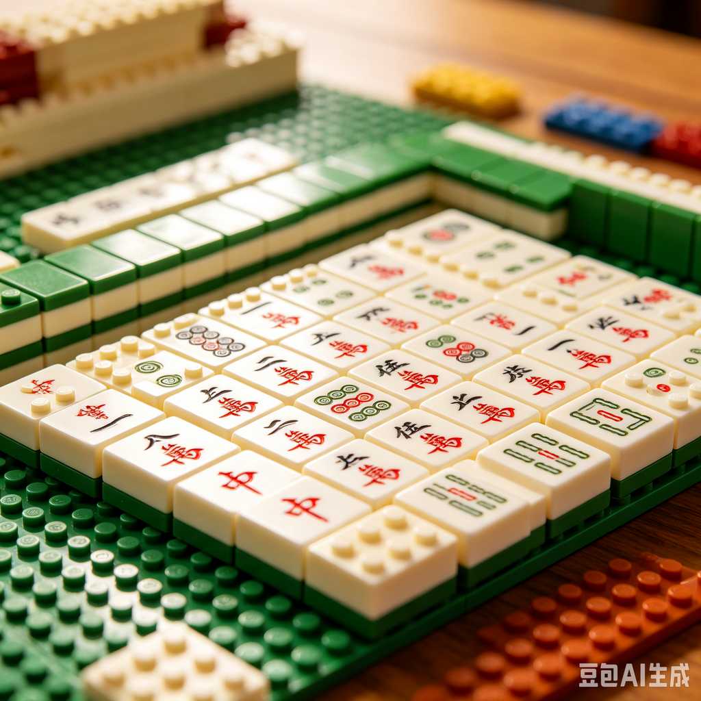 luxury carving mahjong tiles